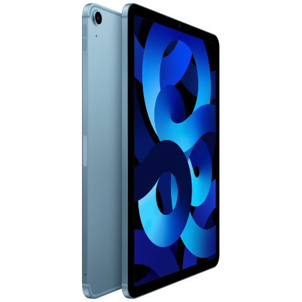 【SIMフリー】 iPad Air（第5世代） Apple M1 10.9型 Wi-Fi + Cellularモデル  ストレージ：64GBデュアルSIM（nano-SIMとeSIM） MM6U3J/A ブルー