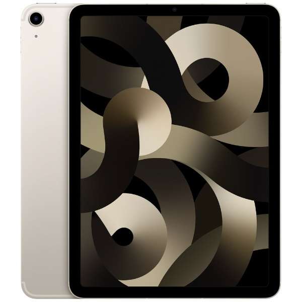 [无SIM] iPad Air(第5代)Apple M1 10.9型Wi-Fi+Cellular型号库存：256GB双重SIM(nano-SIM和eSIM)MM743J/A星光_1