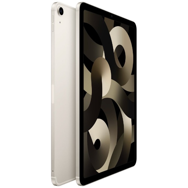 【SIMフリー】 iPad Air（第5世代） Apple M1 10.9型 Wi-Fi + Cellularモデル  ストレージ：256GBデュアルSIM（nano-SIMとeSIM） MM743J/A スターライト