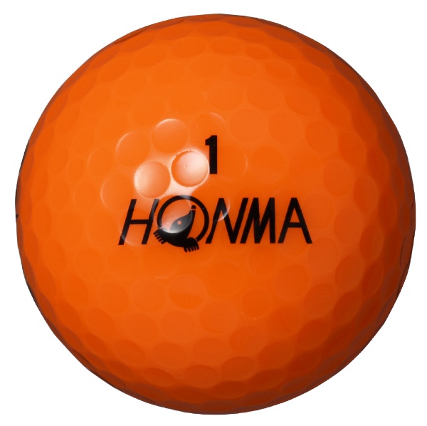 ゴルフボール HONMA D1ボール《1ダース(12球)/オレンジ》BT2201 【返品交換不可】