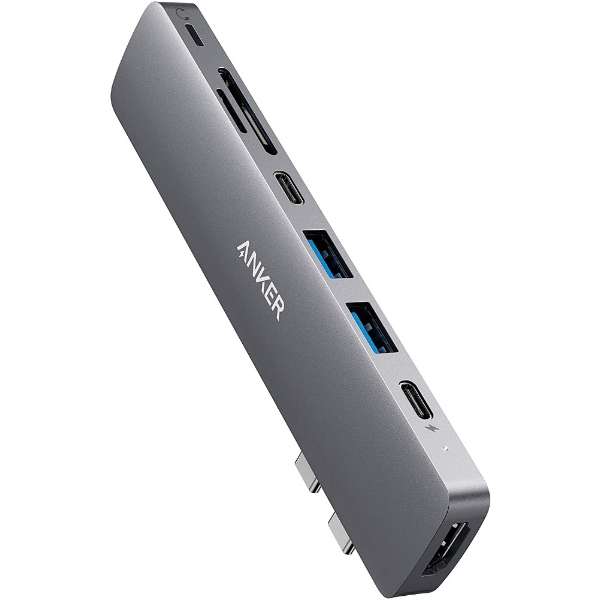 MacBook Pro / AirpmUSB-C2 IXX J[hXbg2 / HDMI / Lightning / USB-A2 / USB-C2n USB PDΉ 100W hbLOXe[V O[ A83810A2 [USB Power DeliveryΉ]_1