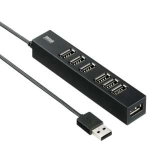 USB-2H701BKN USB-Anu (Chrome/Mac/Windows11Ή) ubN [oXZtp[ /7|[g /USB2.0Ή]_1