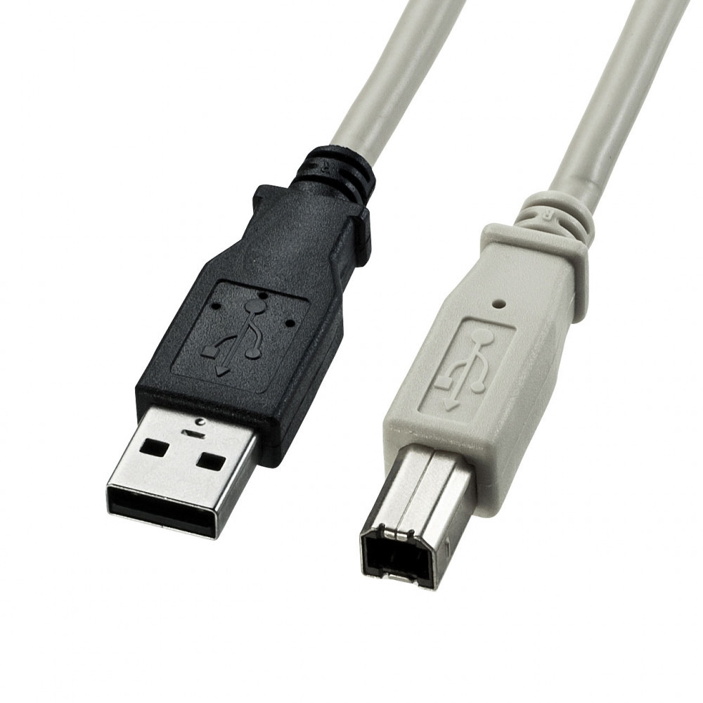 USB-A ⇔ USB-Bケーブル [1m /USB2.0] ライトグレー KU20-1K2 サンワサプライ｜SANWA SUPPLY 通販 |  ビックカメラ.com