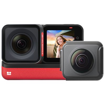 オーディオ機器 イヤフォン レンズ交換対応アクションカメラ Insta360 ONE RS Twin Edition ツイン 