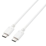 USB-C⇔USB-C电缆[充电/转送/2m/USB Power Delivery/100W/USB2.0]白U2C-CC5PC20NWH]