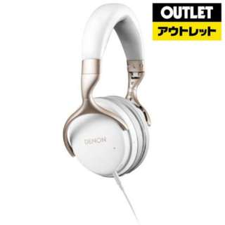 [奥特莱斯商品] 头戴式耳机AHGC25NCWTEM白[支持支持麦克风的/φ3.5mm小插头/高分辨的/噪音撤销对应][生产完毕物品]