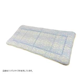 能完整洗涤的被褥垫阿穆尔(大约140×210cm/蓝色)