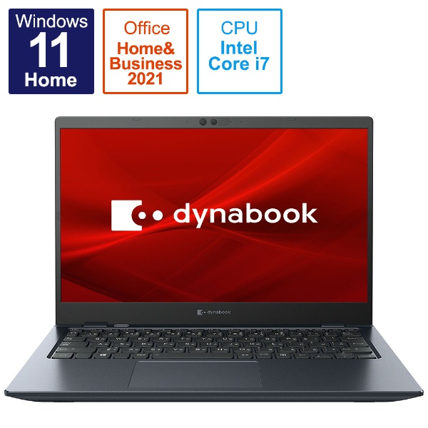 ノートパソコン dynabook G9 オニキスブルー P1G9VPBL [13.3型 /Windows11 Home /intel Core i7  /Office HomeandBusiness /メモリ：32GB /SSD：512GB /2022年春モデル] 【在庫限り】