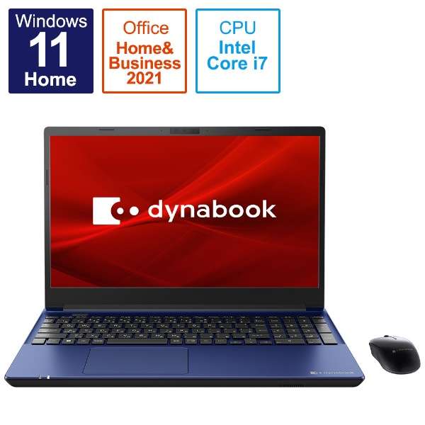 m[gp\R dynabook T9 vVXu[ P2T9VPBL [15.6^ /Windows11 Home /intel Core i7 /F32GB /SSDF1TB /Office HomeandBusiness /2022Ntf] y݌Ɍz_1