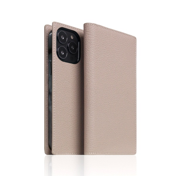 Neon Full Grain Leather Diary Case for iPhone 13 Pro レモン SLG 