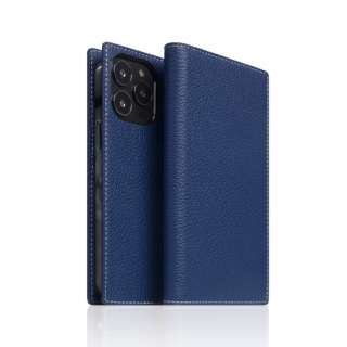Full Grain Leather Case for iPhone 13 Pro海军蓝ＳＬＧ Design深蓝SD22128i13PNB
