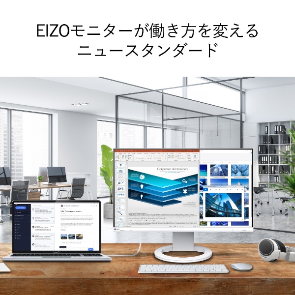 【色: 1)ブラック】EIZO FlexScan EV2480-ZBK （23.