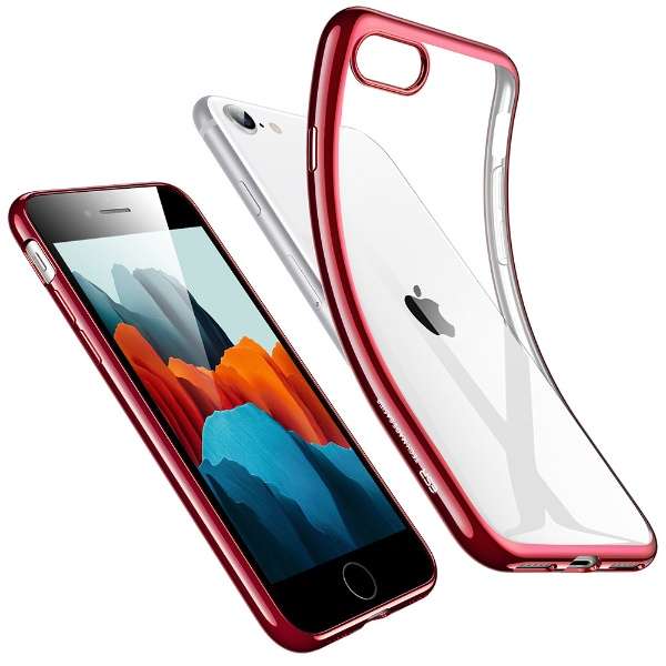 iPhone SE 3/2 iPhone 8/7 ΉGbZVNACgtH[P[X ESR Metallic Red ESRHaloforiPhoneSE3/2iPhone8/7_1