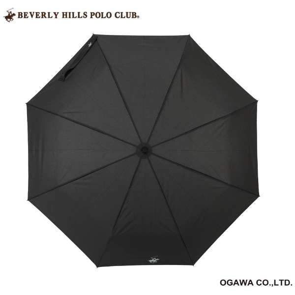折叠伞贝弗利山马球俱乐部黑色22BHPC-60MBK[雨伞/人/60cm]_3