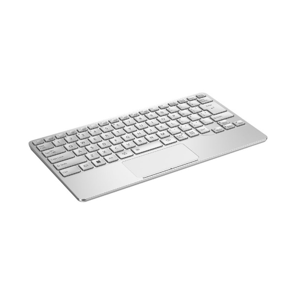 キーボード FMV Mobile Keyboard(iPadOS/Mac/Windows11対応) ライトシルバー FMV-NKBUL  [有線・ワイヤレス /Bluetooth・USB-A＋USB-C]
