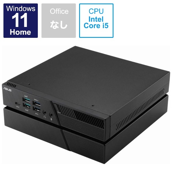 デスクトップパソコン Mini PC PB60G ブラック PB60G-B5372AD [モニター無し /intel Core i5 /メモリ：8GB  /HDD：1TB /SSD：256GB /2022年4月モデル] ASUS｜エイスース 通販 | ビックカメラ.com