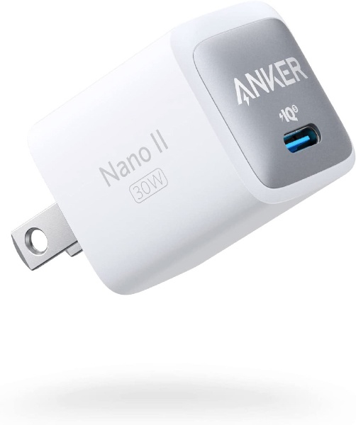 Anker 711 Charger (Nano II 30W) White A2146N21 [1ݡ /USB Power Deliveryб /GaN(ⲽꥦ) ]
