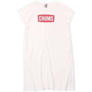 `XShX CHUMS Logo Dress(womens LTCY/White~Red) CH18-1212