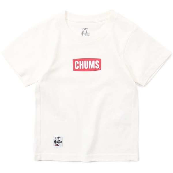 LbY~j`XSTVc Kids Mini CHUMS Logo T-Shirt(MTCY/White) CH21-1216