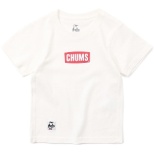 LbY~j`XSTVc Kids Mini CHUMS Logo T-Shirt(LTCY/White) CH21-1216