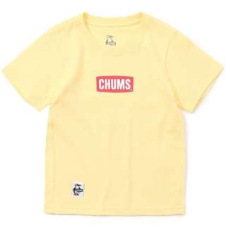 LbY~j`XSTVc Kids Mini CHUMS Logo T-Shirt(LTCY/Yellow Haze) CH21-1216