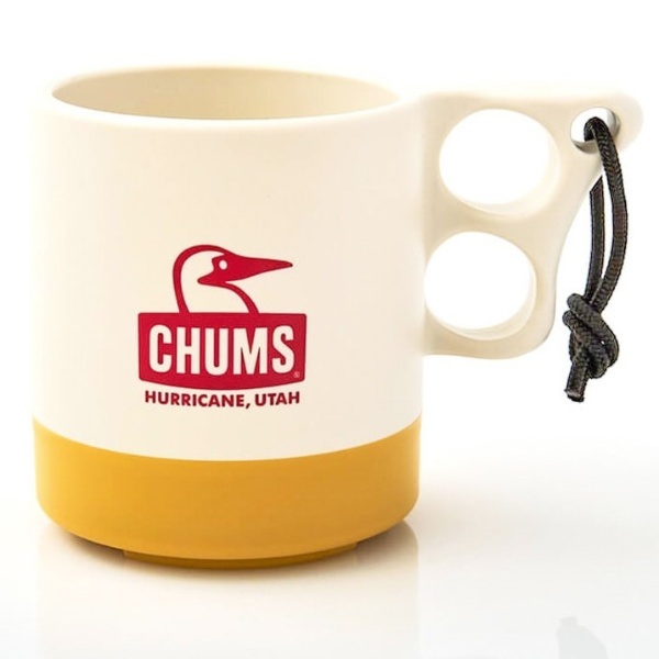 Mug　250ml/ナチュラル×イエロー2)　CHUMS｜チャムス　通販　Cup(容量　Camper　キャンパーマグカップ　CH62-1244