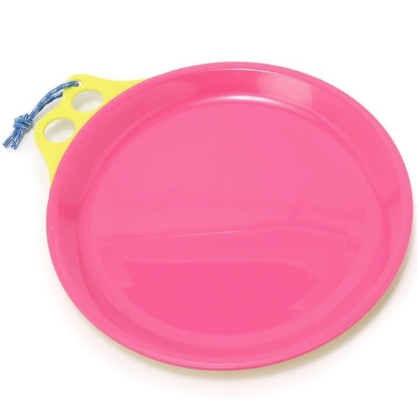 Curry　Camper　チャムス　Plate(約26×17cm×高さ3.7cm/Lime×Pink)　CHUMS｜　CH62-1732　キャンパーカレープレート　通販