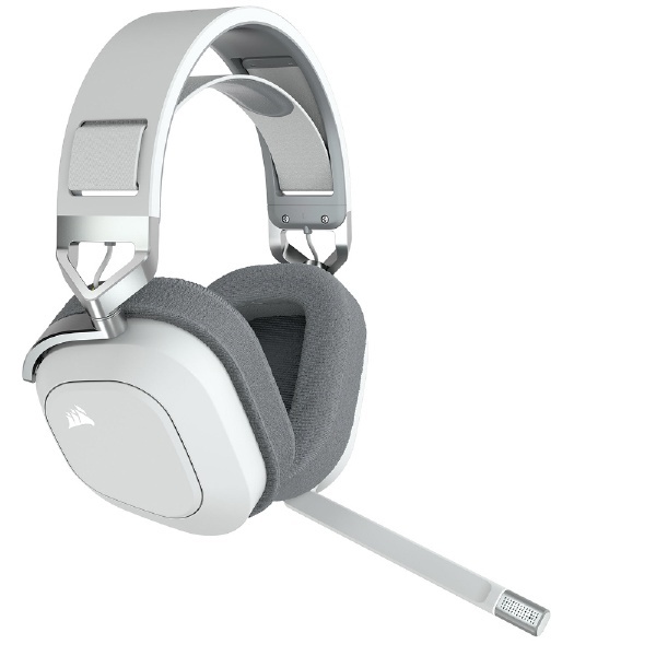 ゲーミングヘッドセット HS80 RGB WIRELESS White ホワイト CA-9011236-AP [ワイヤレス（USB）＋有線 /両耳 ヘッドバンドタイプ] CORSAIR｜コルセア 通販