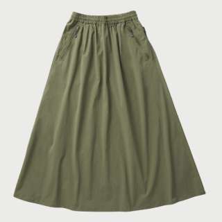 女子的裙子·连衣裙Lifestyle露营节日场长裙Ws field maxi skirt Ws(S码/MossGreen)  101318