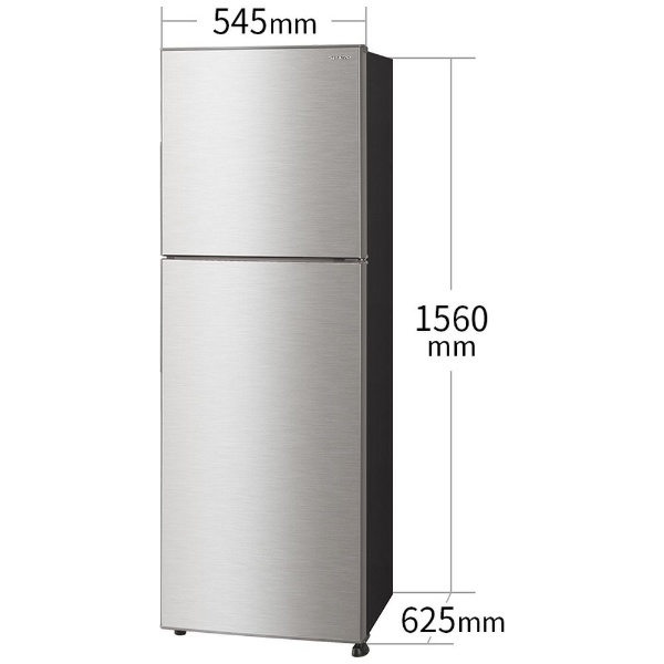冷蔵庫 メタルシルバー SJ-D23J-S [2ドア /右開きタイプ /225L] 《基本設置料金セット》【お届け地域限定商品】