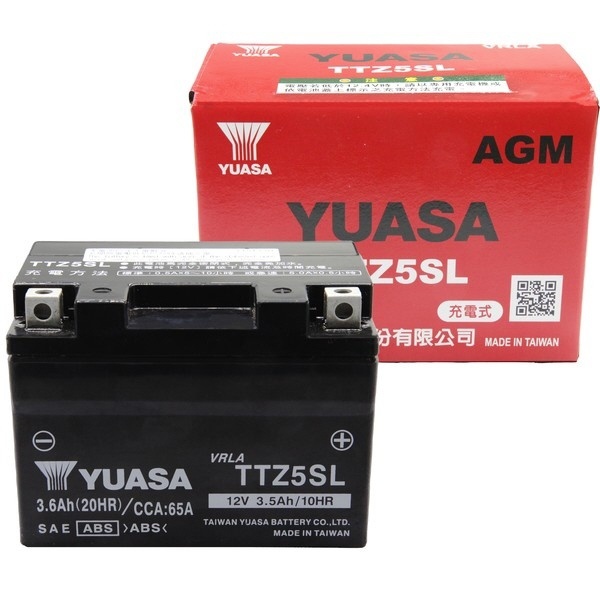 バイク用バッテリー 電解液注入済み （主な互換バッテリー：YTZ5S / GTZ5S / YTX4L-BS ） TTZ5SL TAIWAN YUASA｜ 台湾ユアサ 通販 | ビックカメラ.com