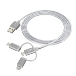 USB-A  USB-C{Lightning{micro USBP[u m[d /] /1.2m /MFiF /USB2.0n Xy[XO[ JB01818-BWW