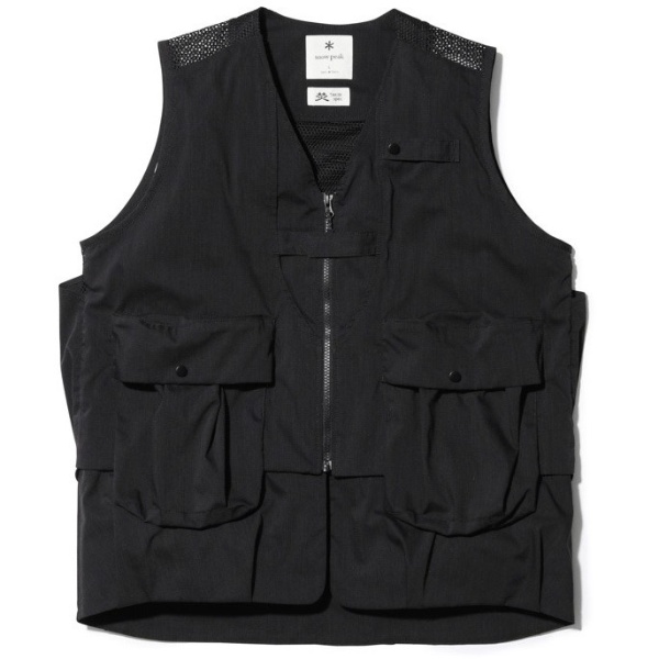 Stretch FR Vest(Sサイズ/ブラック)JK-22SU01302BK スノーピーク｜snow