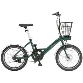【eバイク】 電動アシスト自転車 mini Loop 20+ ミニループ20+ ブリティッシュグリーン [20インチ /3段変速] 2022年モデル【キャンセル・返品不可】