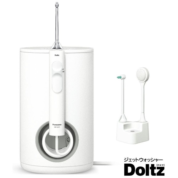 口腔洗浄器 ジェットウォッシャー 超音波水流モデル［AC100-240V /国内・海外兼用］ Doltz（ドルツ） 白 EW-DJ75-W