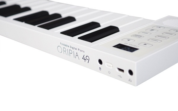 最安 タホーン 折りたたみ式 電子ピアノ 49鍵盤 ホワイト TAHORNG Oripia オリピア 49 OP49 返品種別A 
