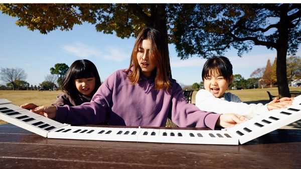 折りたたみ式電子ピアノ/MIDIキーボード ORIPIA88 OP88 [88鍵盤