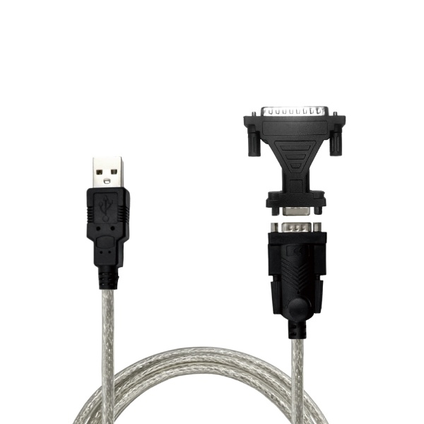 USB-A ⇔ D-sub9ピン(RS-232C)ケーブル 1.38m ＋［D-sub 9ピン メス