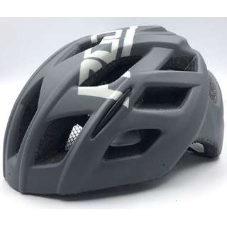 自転車用ヘルメット 【ROOTS】衝撃に強いバイシクルヘルメット(Mサイズ：55～57cm/グレー) 08941