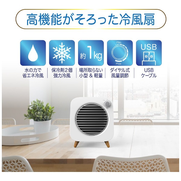 日本買いソウイジャパン　冷風扇　SY-076　（保冷剤2個付属） 扇風機