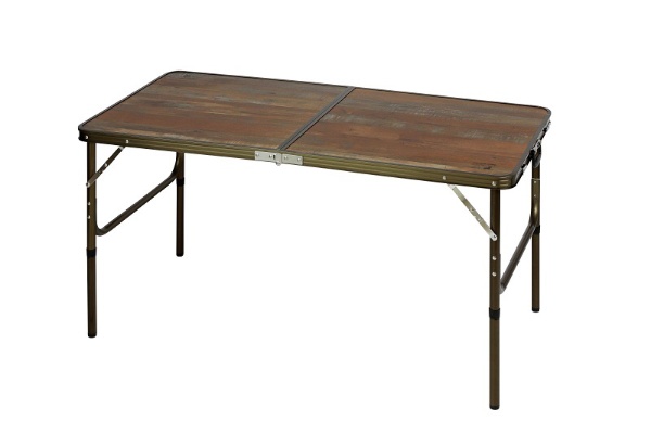 ビストロフォールディングテーブル120×60（高さ4段階調節付） UC-0571