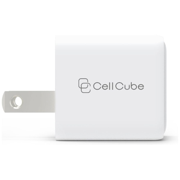 Cell Cube ޤ߼ץ饰ACŴ 30W/PD ڶ˾CC-AC06 Cell Cube ʥ륭塼֡ ۥ磻 CC-AC06 [1ݡ]