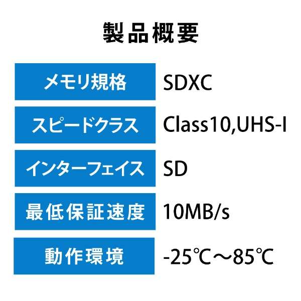 SDXCJ[h/ԍڗp/ϋv/UHS-I/128GB MF-DRSD128GU11 [128GB]_7