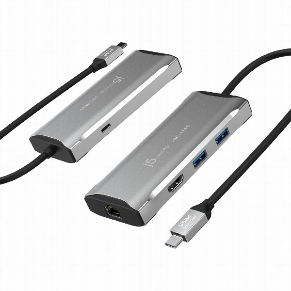 USB-C オス→メス HDMI / LAN / USB-Aｘ2 / USB-C］ USB PD対応 100W