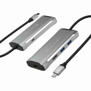 mUSB-C IXX HDMI / LAN / USB-A2 / USB-Cn USB PDΉ 100W hbLOXe[V Xy[XO[ JCD392 [USB Power DeliveryΉ]