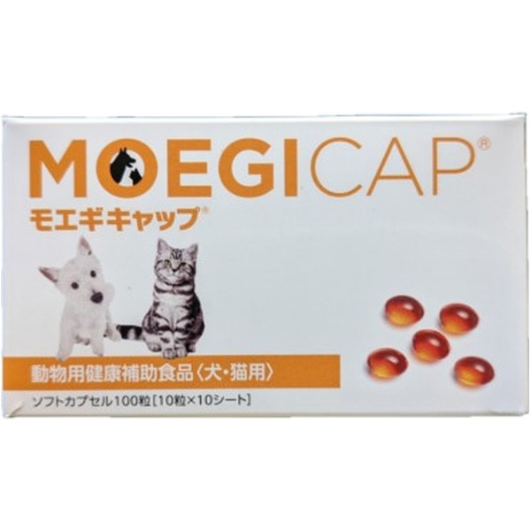 モエギキャップ 100粒×3箱 動物用健康補助食品【賞味期限:2025.12】faron＠サプリメント
