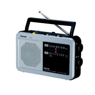 LEDライト付きホームラジオ シルバー TY-HR4-S [ワイドFM対応 /AM/FM]