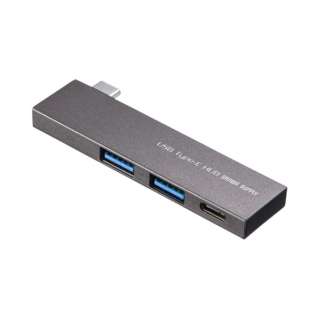 USB-3TCH22SN USB-C  USB-C{USB-A ϊnu (Chrome/iPadOS/Mac/Windows11Ή) Vo[ [oXp[ /3|[g /USB 3.2 Gen1Ή]