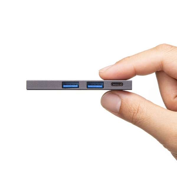 USB-3TCH22SN USB-C  USB-C{USB-A ϊnu (Chrome/iPadOS/Mac/Windows11Ή) Vo[ [oXp[ /3|[g /USB 3.2 Gen1Ή]_6