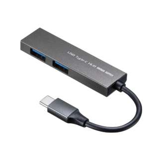 USB-3TCH24SN USB-C  USB-A ϊnu (Chrome/iPadOS/Mac/Windows11Ή) Vo[ [oXp[ /2|[g /USB 3.2 Gen1Ή]